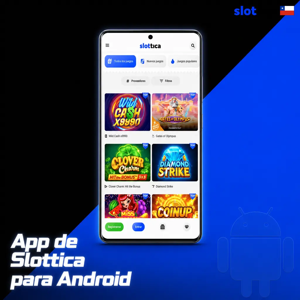 Guía de instalación de la app Slottica APK para Android versión 6.0 o superior