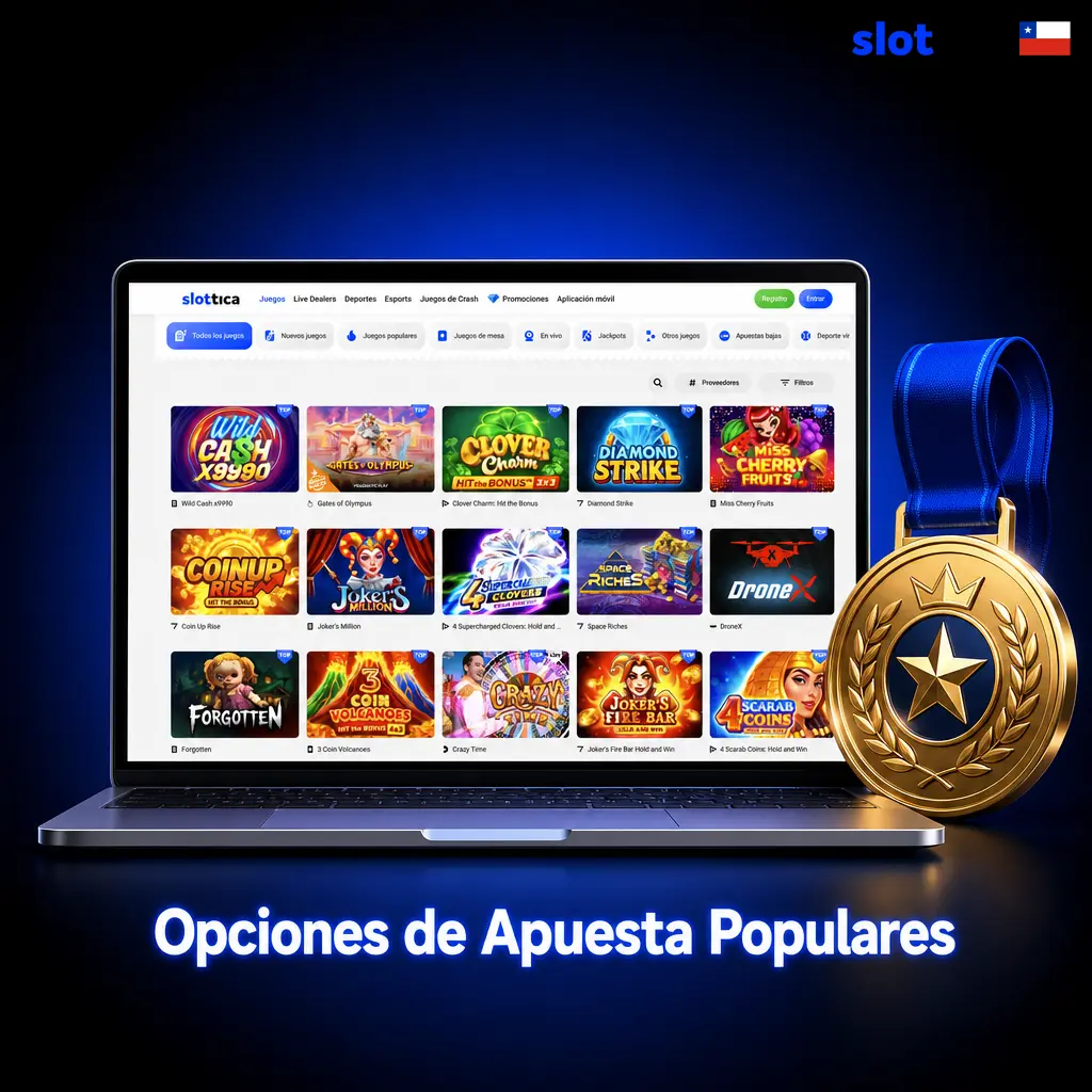 Opciones de apuesta en Slottica: previas, en vivo y outright para jugadores chilenos